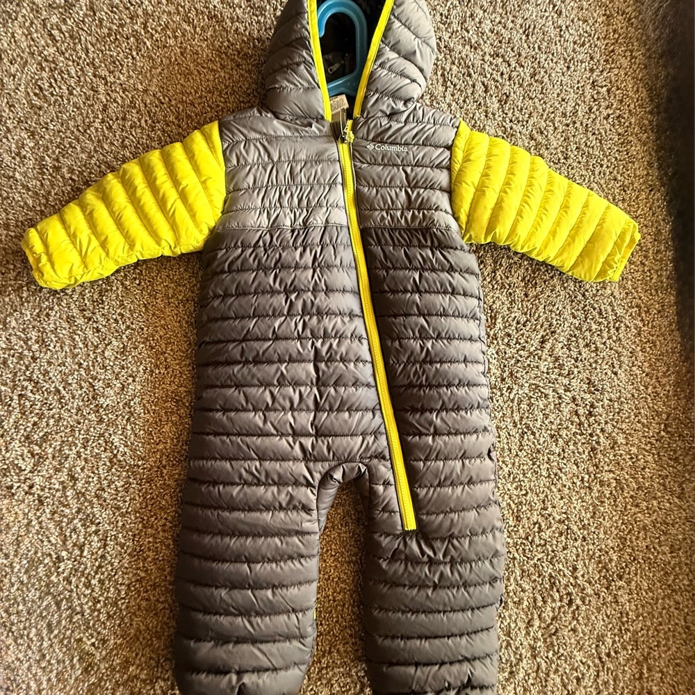 Columbia Kids' Yellow and Gray Snowsuit